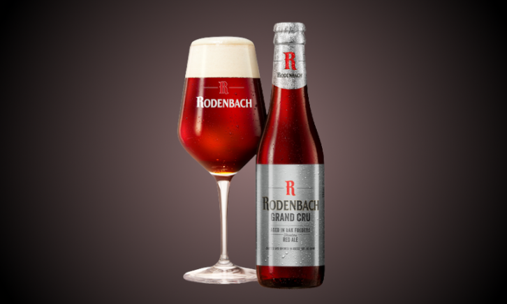 Rodenbach Grand Cru flesje en glas